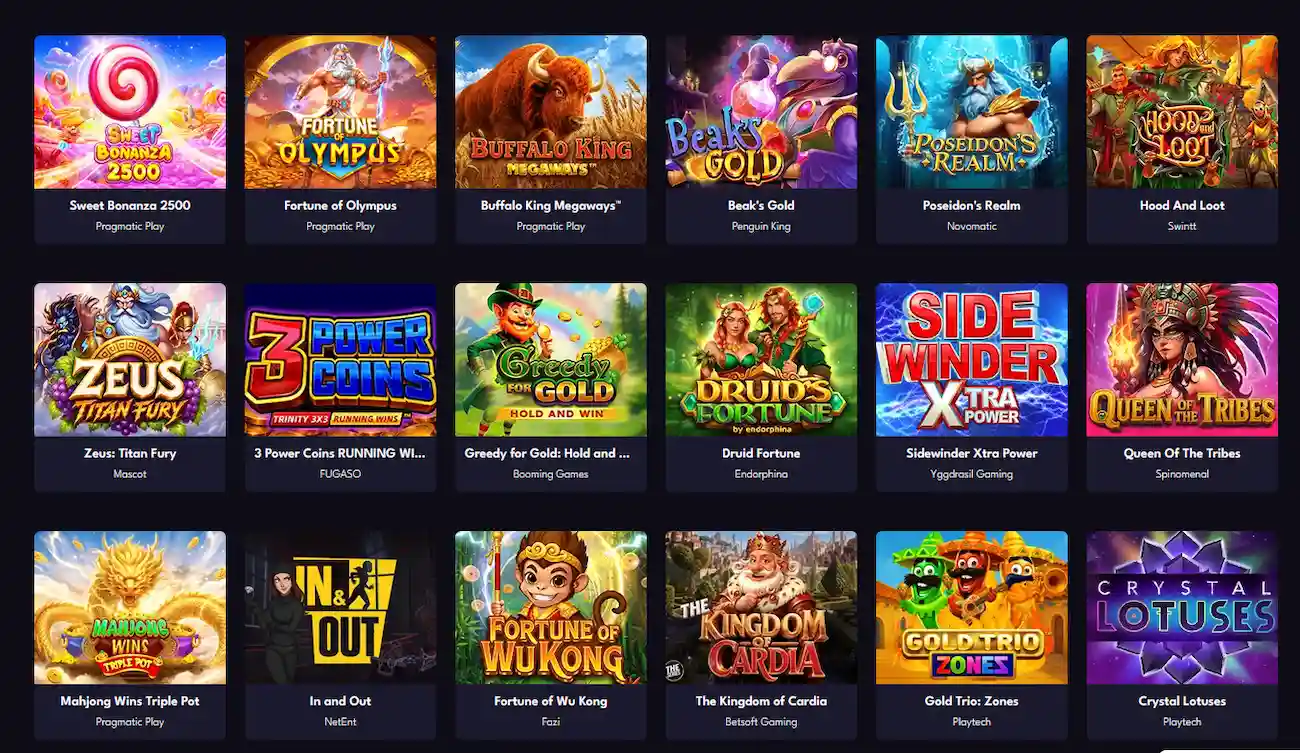 AllStarz Casino Spieleauswahl – Slots und Jackpots